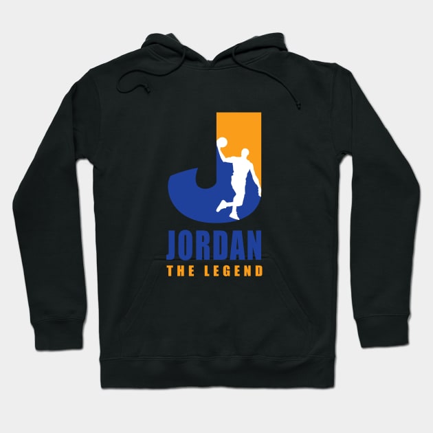 Jordan Custom Player Basketball Your Name The Legend Hoodie by Baseball Your Name